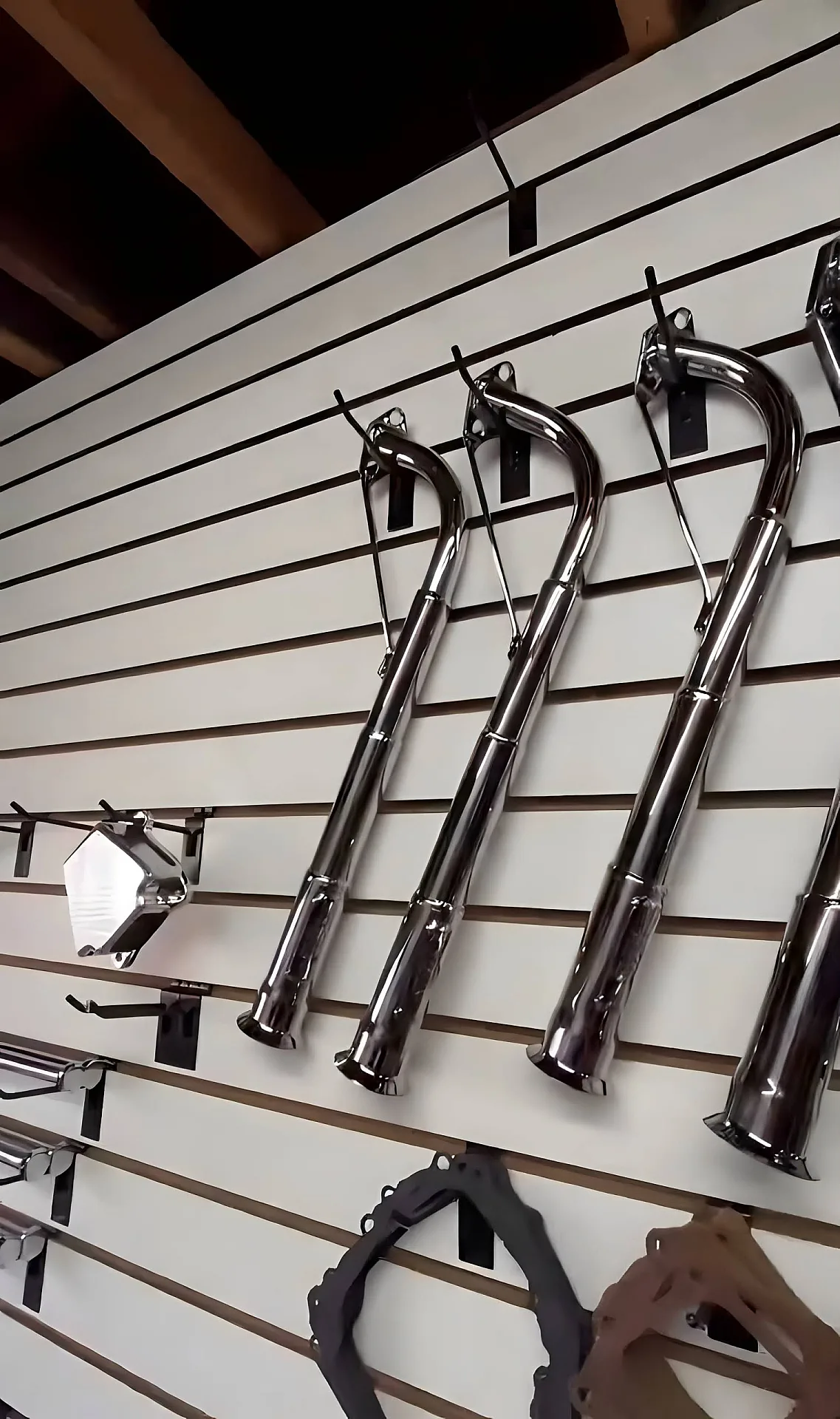 Chrome Stage 5 Volts Exhaust (SIDE EXIT)